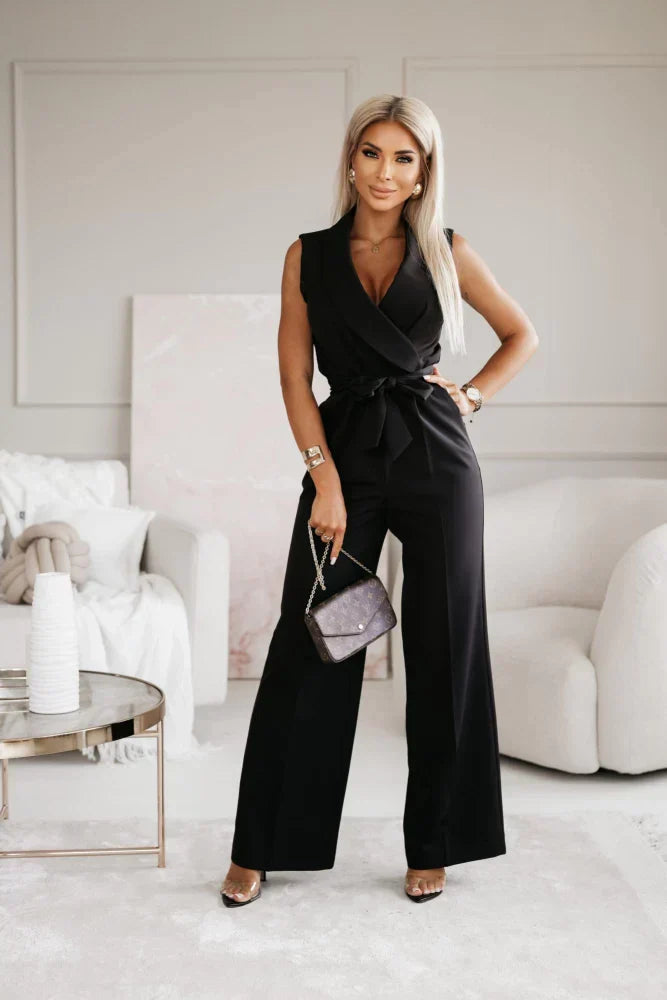 Natacha | Combinação Elegante – Decote Cruzado E Cintura Realçada 