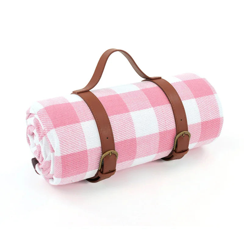 Couverture De Pique-Nique Imperméable Pliable – Motif À Carreaux Classique