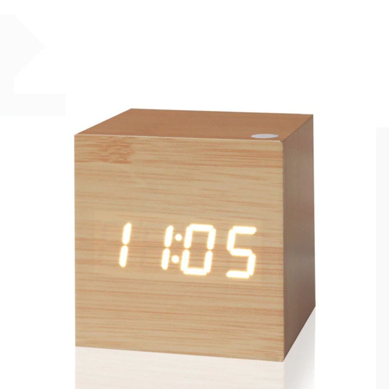 Cube Digital Clock – Minimalist Design and LED Display 