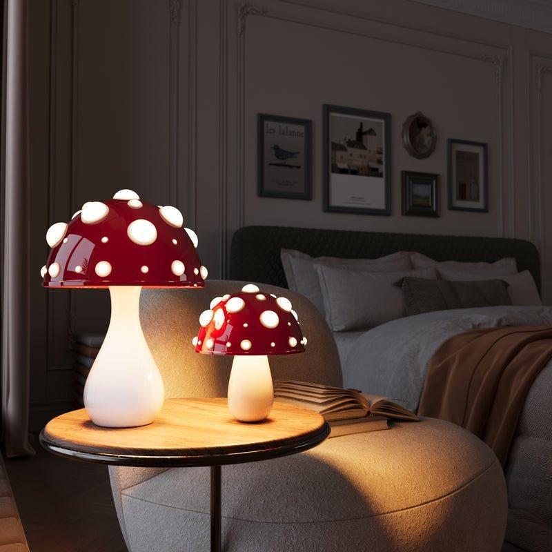 Sopp Bordlampe – Myk Belysning Og Original Stil 