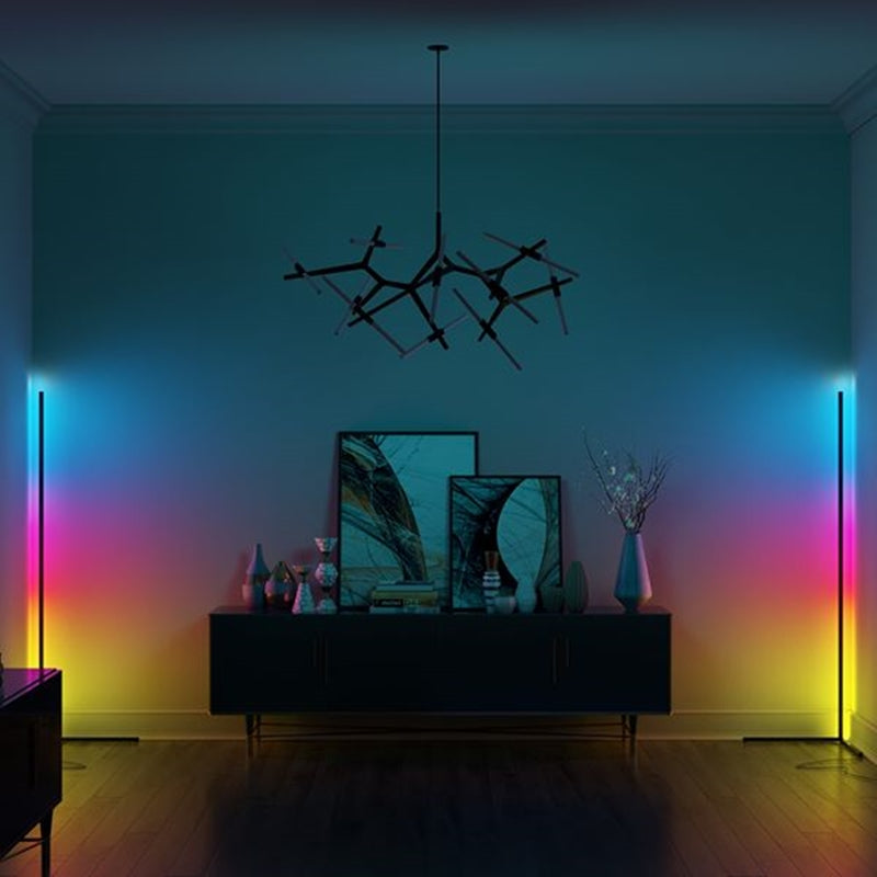 Lampa LED de colț – Iluminare ambientală și design minimalist 
