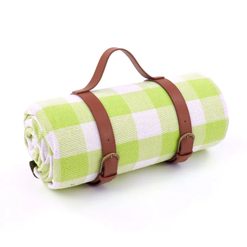 Couverture De Pique-Nique Imperméable Pliable – Motif À Carreaux Classique