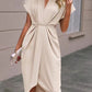 Nadia | Vestido Midi Cruzado – Elegante e Feminino 