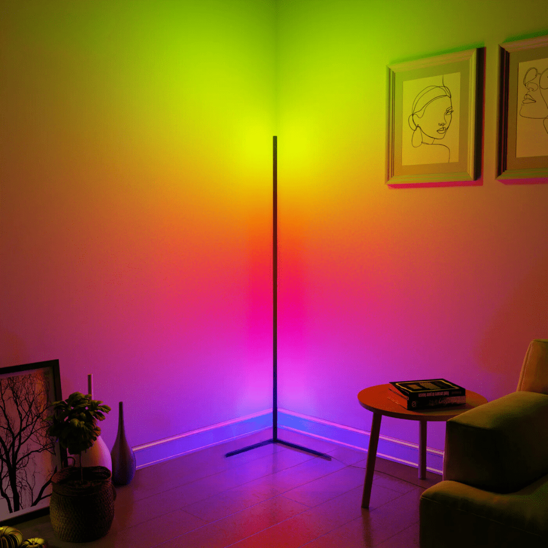 Lampă de ambianță de colț - Éclat Multicolore & Atmosphère Moderne
