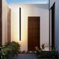 Aplique de pared exterior moderno – ideal para jardín o fachada 