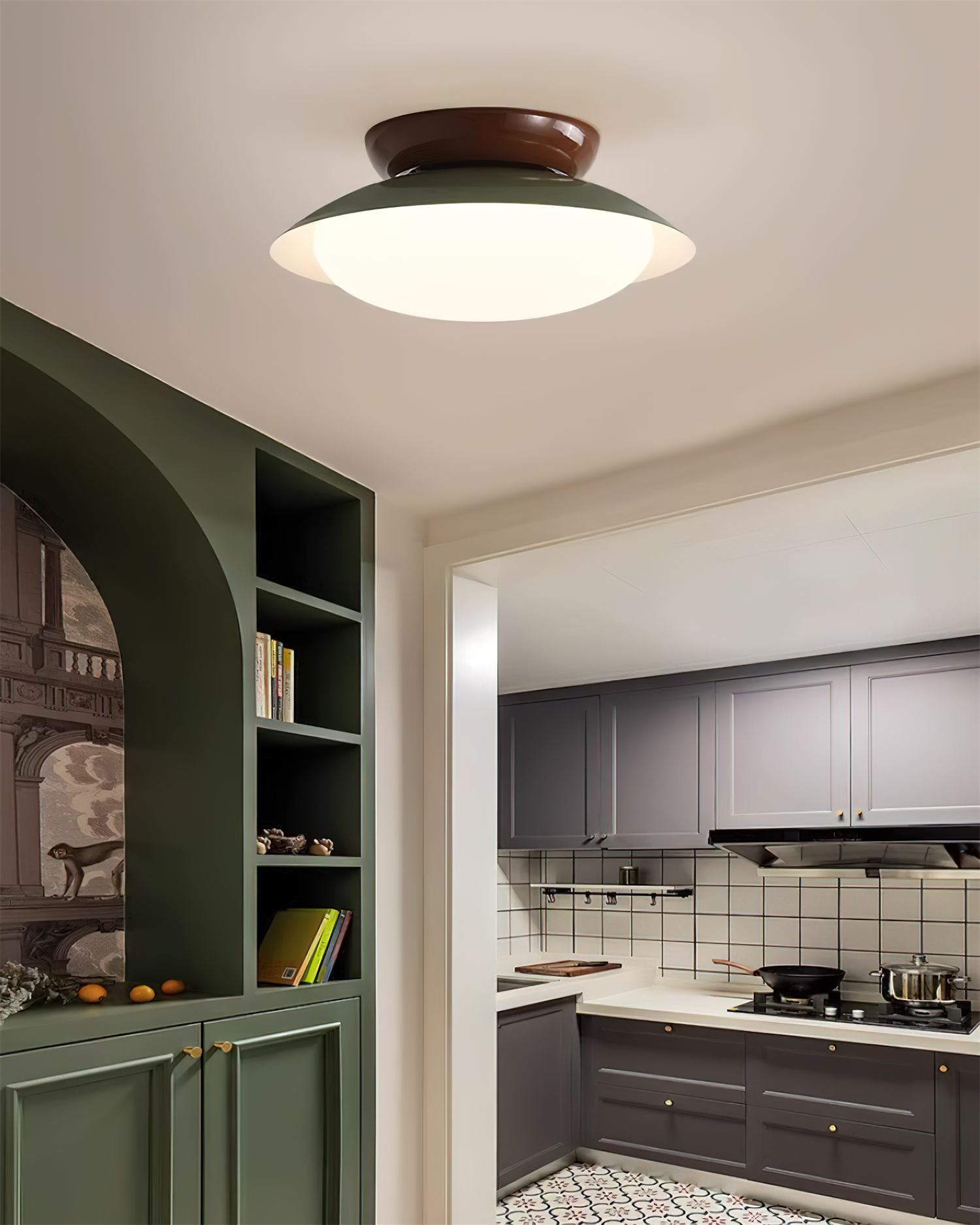 LED Ronde Plafondlamp - Natuurlijke Gloed & Discrete Elegantie