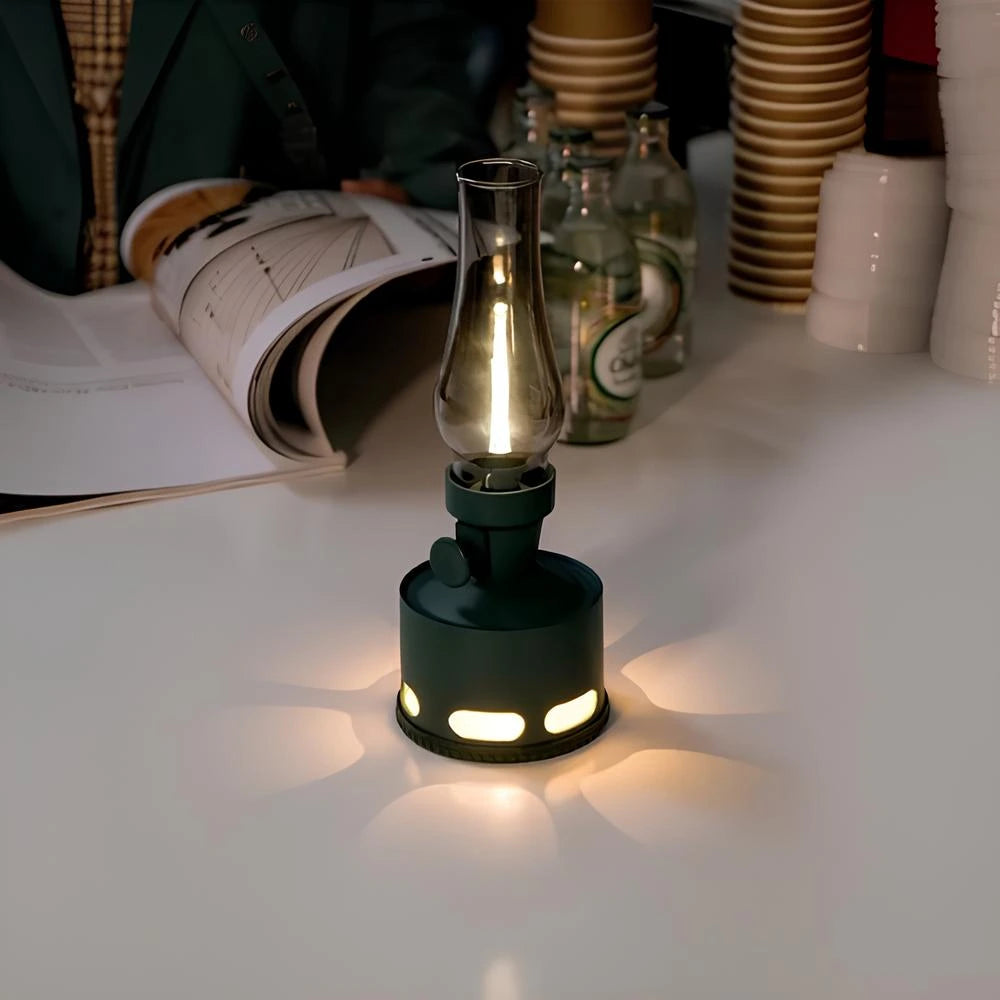 Lámpara LED de Estilo Retro – Iluminación Decorativa Elegante 