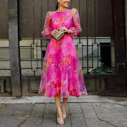 Sophie | Elegancka Sukienka Kwiatowa – Styl Chic i Kobiecy 