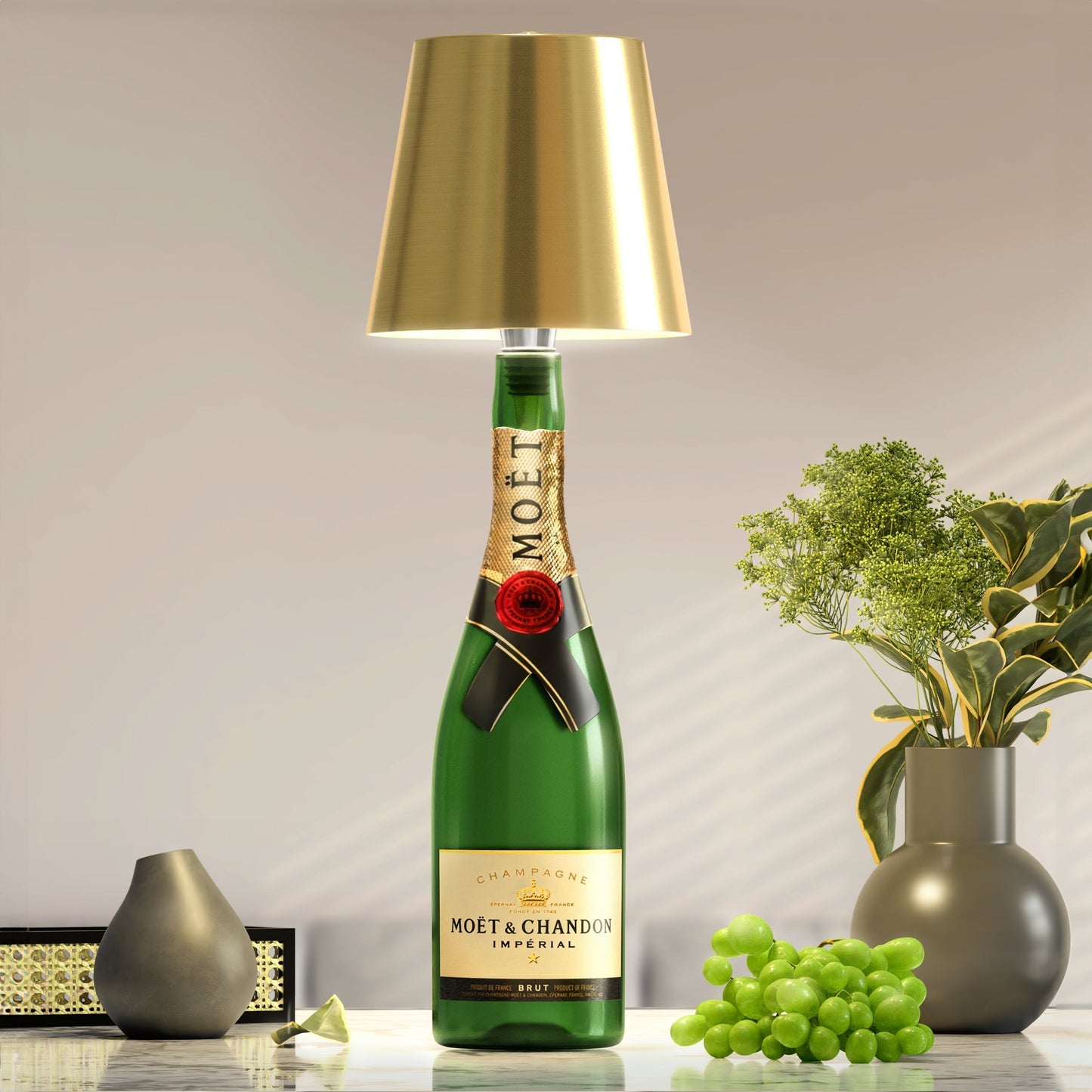Oppladbar LED-lampe – Forvandle flaskene dine til belysning 