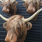 Testa di Mucca Intrecciata – Arte Naturale Murale 