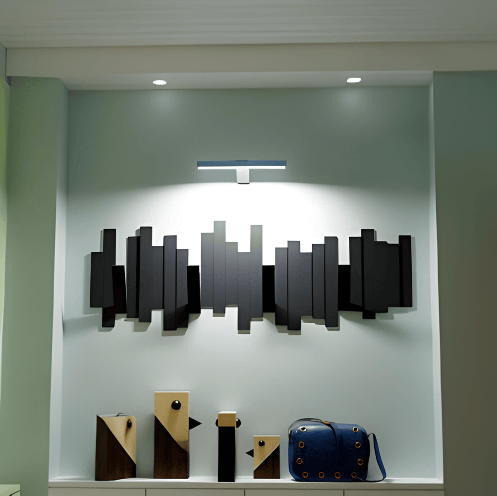 Bezdrátová nástěnná LED lampa s USB dobíjením - plná rotace a pohodlné dobíjení