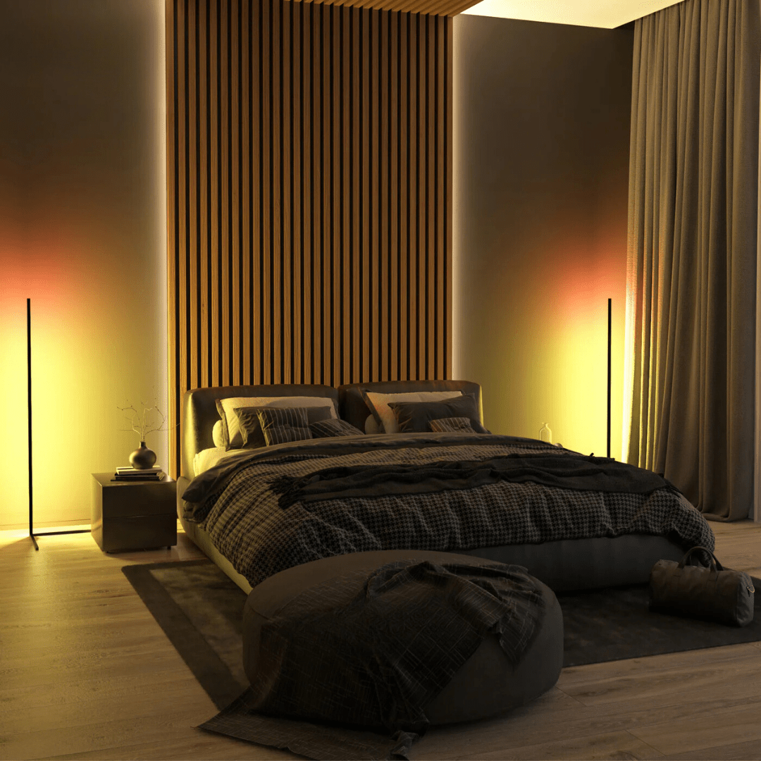 مصباح مزاج الزاوية - Éclat Multicolore & Atmosphère Moderne