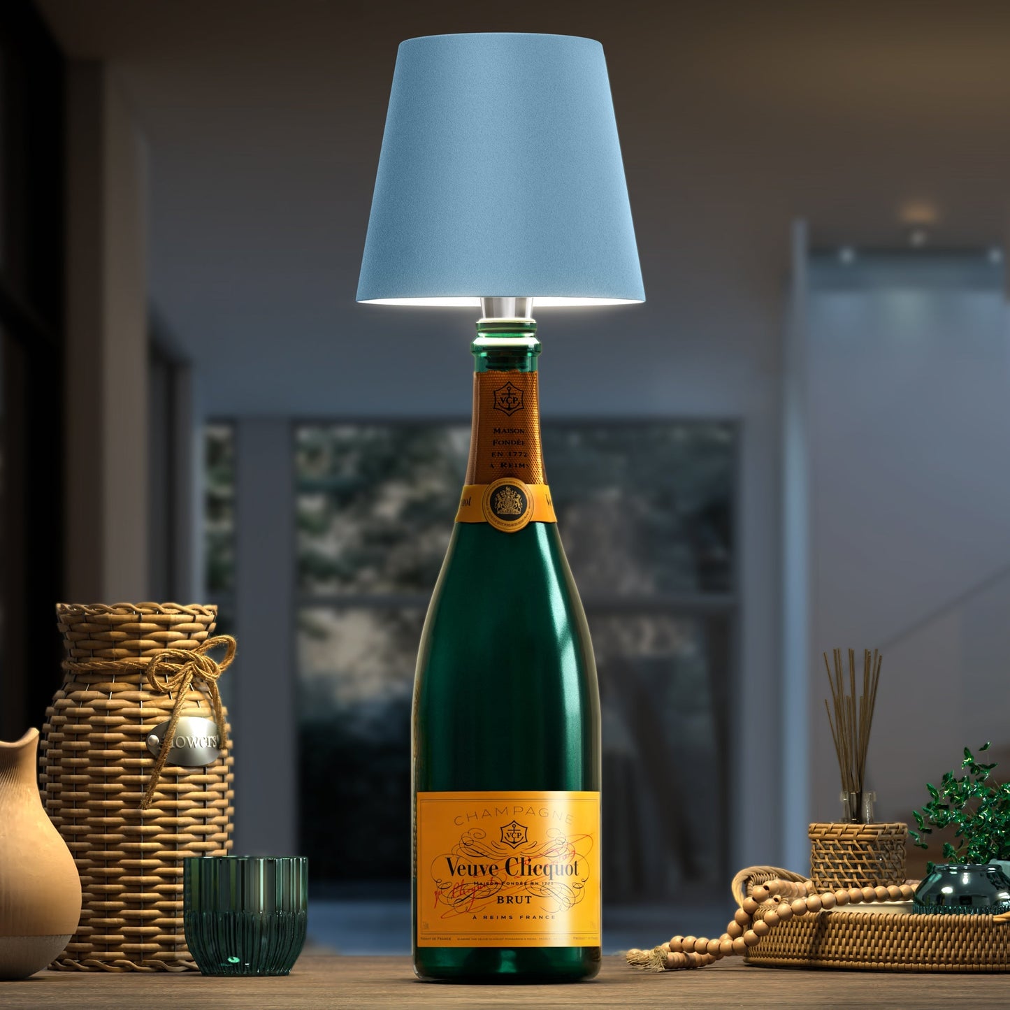 Oppladbar LED-lampe – Forvandle flaskene dine til belysning 