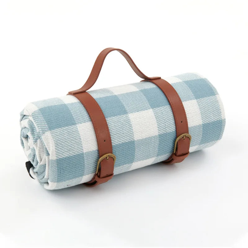 Couverture De Pique-Nique Imperméable Pliable – Motif À Carreaux Classique