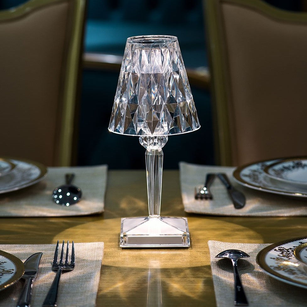 Krystallbordlampe – Moderne Eleganse Og Varm Atmosfære 