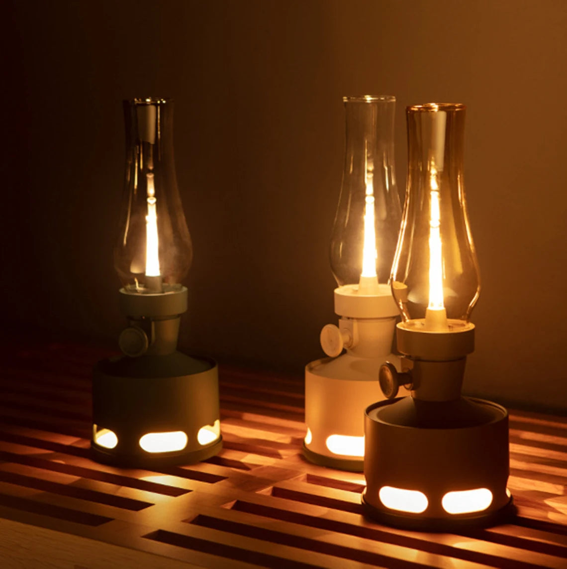 Lámpara LED de Estilo Retro – Iluminación Decorativa Elegante 
