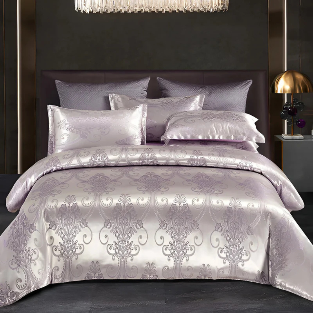 Fodera per Piumone in Satin – Eleganza Floreale e Comfort Assoluto 