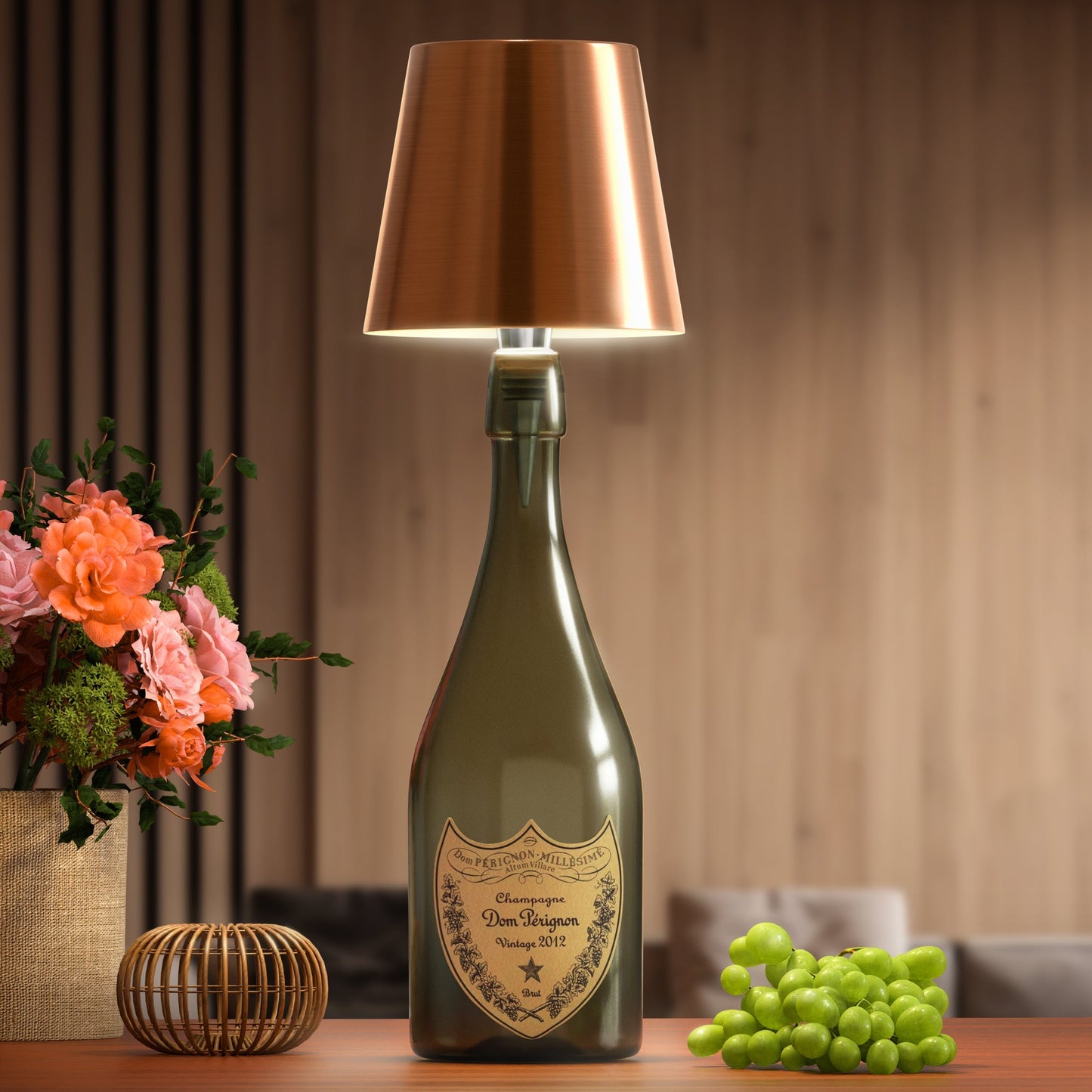 Oppladbar LED-lampe – Forvandle flaskene dine til belysning 