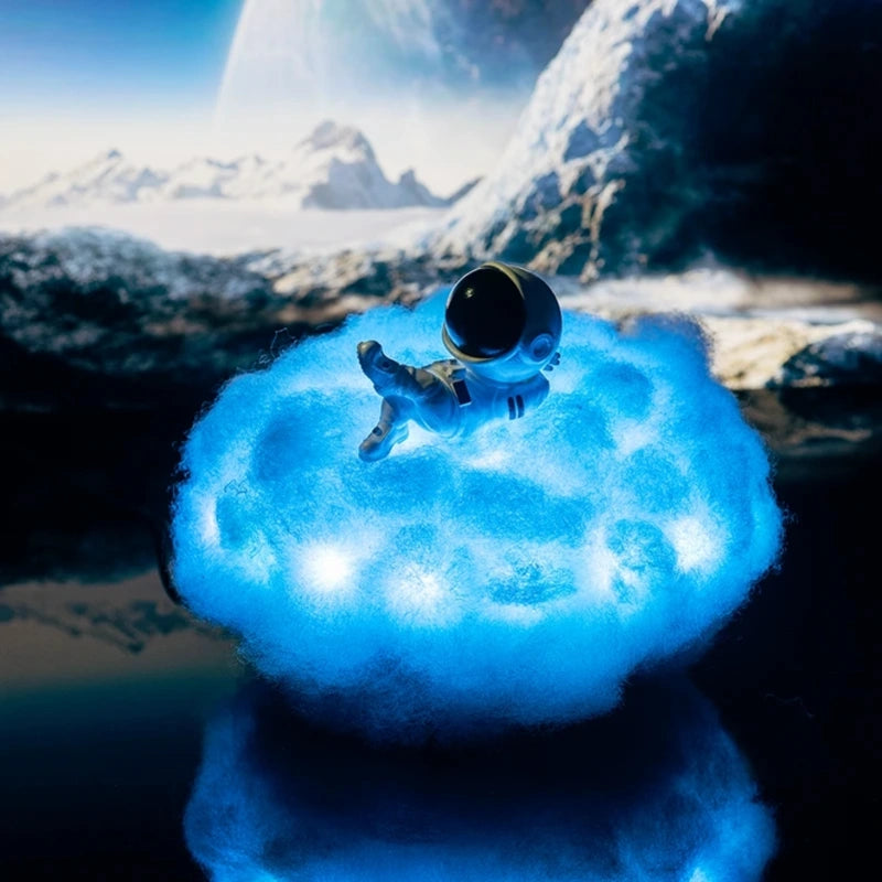 Dekoratívna lampa Oblak Astronaut – Svetelný a Magický Únik 