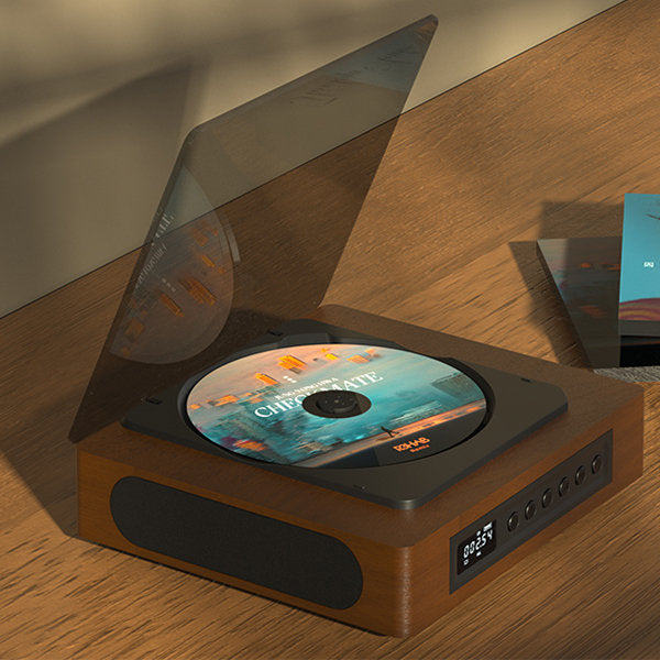 Bluetooth Retro CD-spiller med Type-C-port - overlegen tilkoblingsmuligheter og lydkvalitet