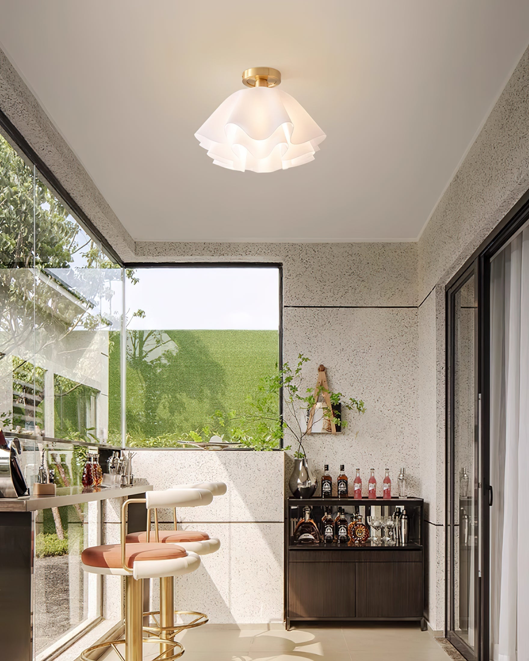 Lámpara de Techo Moderna Elegante – Iluminación Refinada y Ambiente Acogedor 