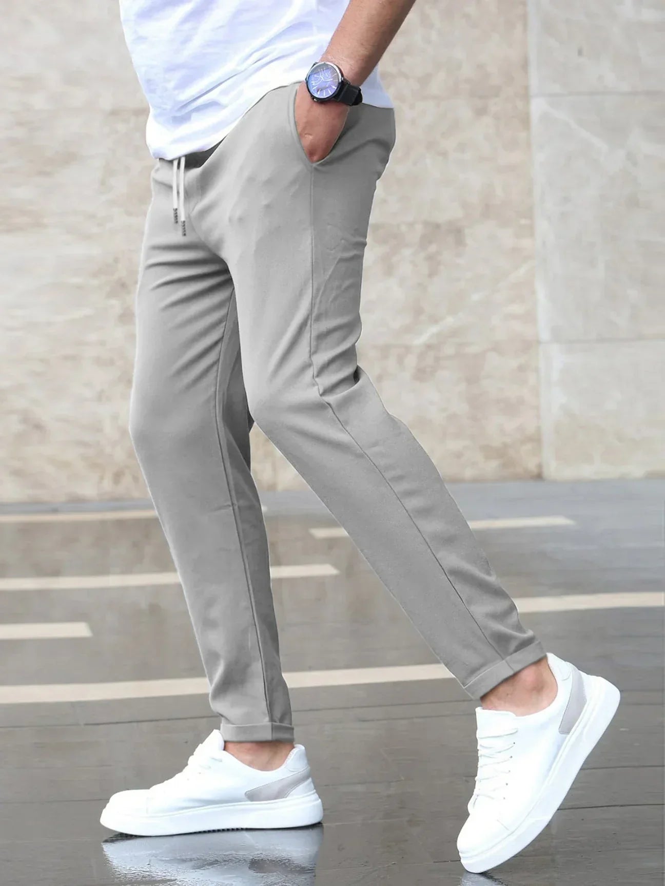 Gyan | Casual Broek voor Mannen – Eenvoud en Veelzijdigheid 