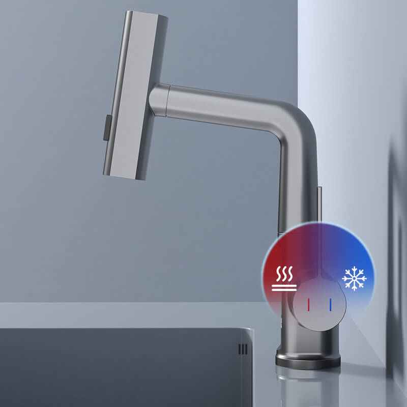Torneira Flexível Inteligente – Exibição Digital e Temperatura em Tempo Real 