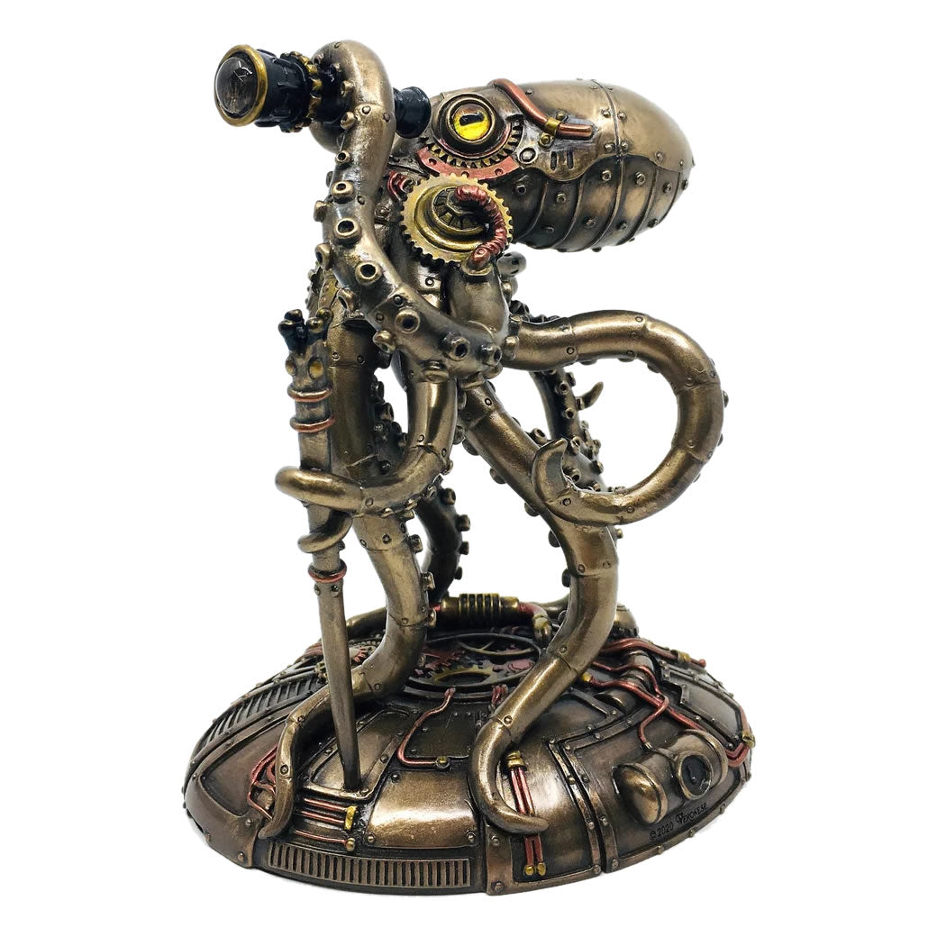 Statue Poulpe Décorative – Design Original Et Atmosphère Industrielle