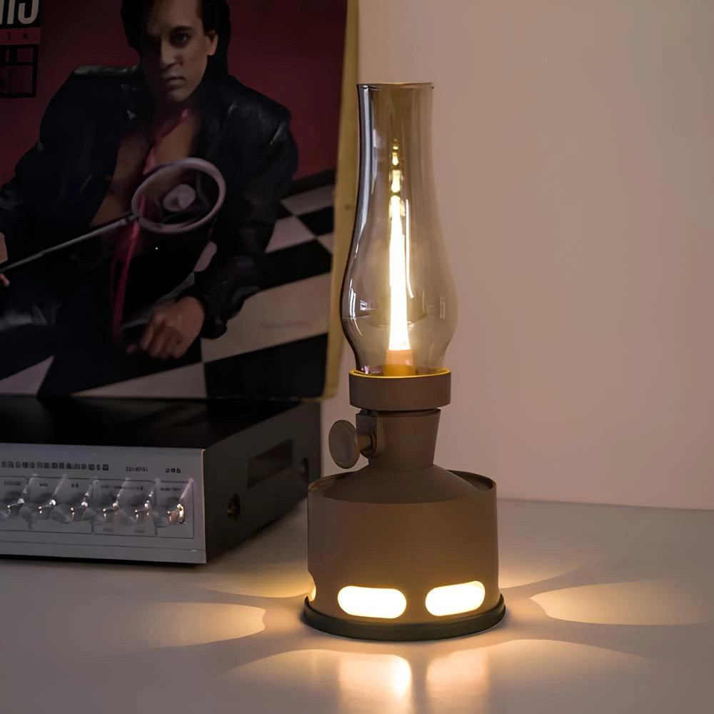 Lámpara LED de Estilo Retro – Iluminación Decorativa Elegante 