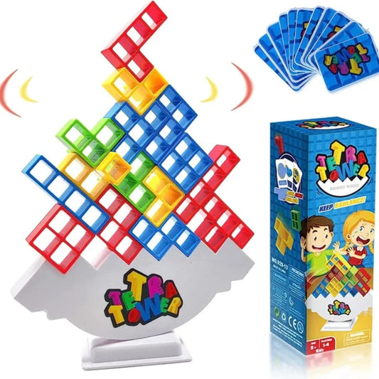 Children's and adult tower game